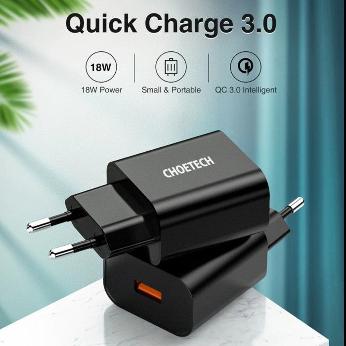 Choetech 18W USB-A Charger Q5003 (CN/US/JP/EU/UK/AU)