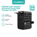 Choetech PD5020 GaN Adaptor Universal Travel Wall Charger PD 35W