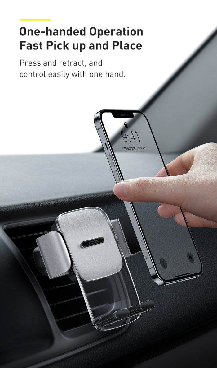 BASEUS Easy Control Clamp Car Mount Holder (Air Outlet) - SUYK0001