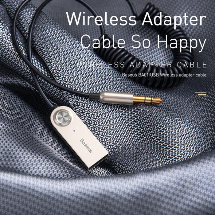 Baseus BA01 Car Wireless Audio Receiver Cable Jack AUX  3.5mm