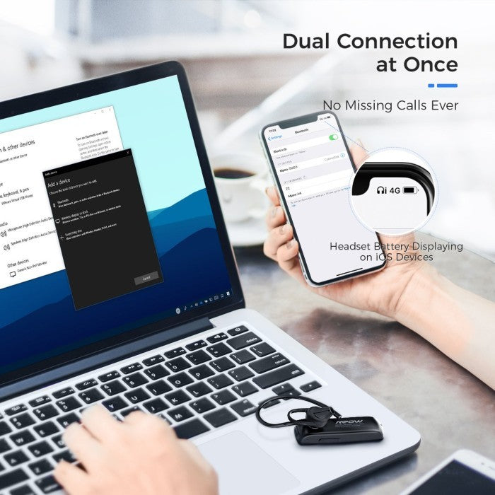 Mpow EM19 Bluetooth Headset