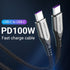 Vention Cable Charger  USB C to C Male 5A  Fast Charging - TAE