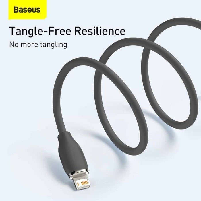 BASEUS Jelly Liquid Silica Gel Fast Charging Data Cable USB to iP 2.4A