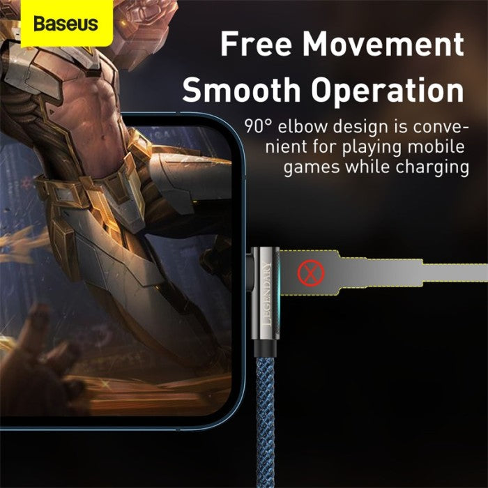BASEUS Legend Series Elbow Fast Charging Data Cable USB to iPhone 2.4A
