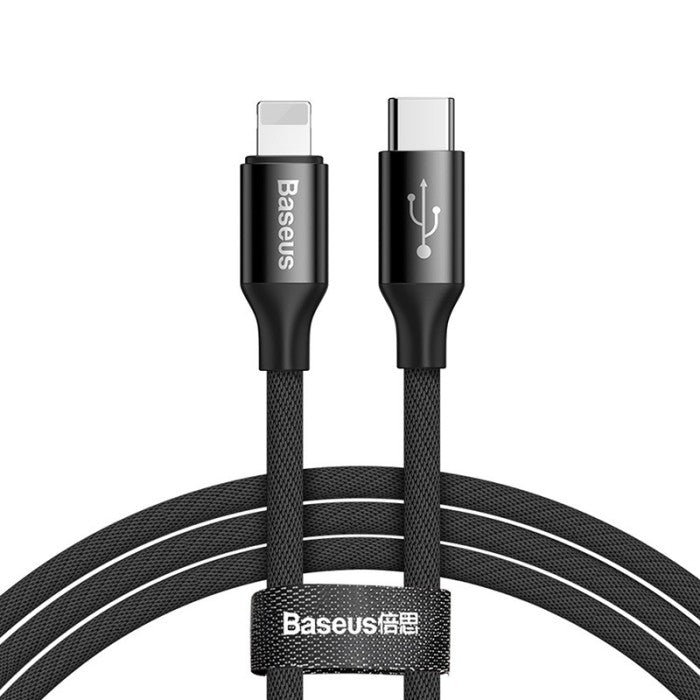 BASEUS Yiven Series Type-C to iP Cable PD 20W 2m Black CATLYW-D