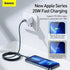 Baseus Crystal Shine Series Kabel Charger USB C to Lightning - CAJY