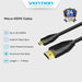 Vention Kabel HDMI Cable to Micro HDMI 4K 30Hz 1M 2M 3M - VAA-D03