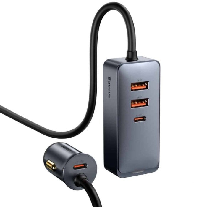 BASEUS 120W CAR CHARGE 4 PORT USB CHARGE QC 3.0 PD 3.0 120W CCBT-A