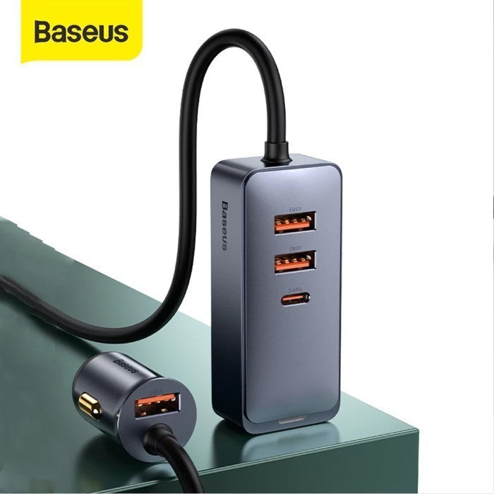 BASEUS Car Charger Fast Charging 120W 3U+1C PPS Multi-port CCBT-B