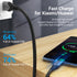 Vention Kabel Data USB Type C to USB 2.0 A Cotton Braided Cable 1M 2M Fast Charging - COF