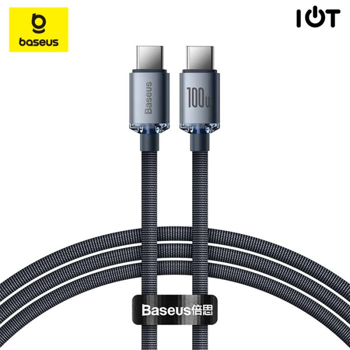 Baseus Crystal Shine Series Fast Charging Data Cable C to C CAJY06