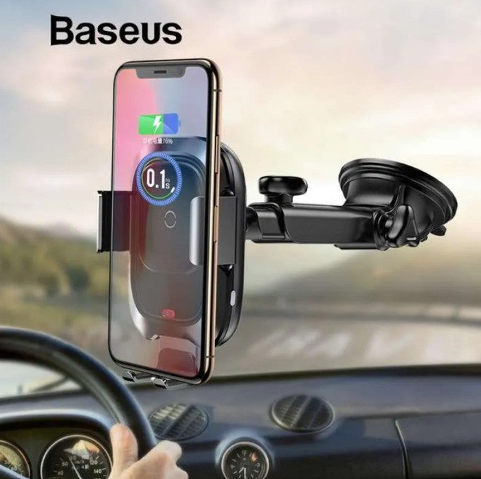 Baseus Smart Vehicle Bracket Wireless Charger (Sucker Style) - WXZN-B0