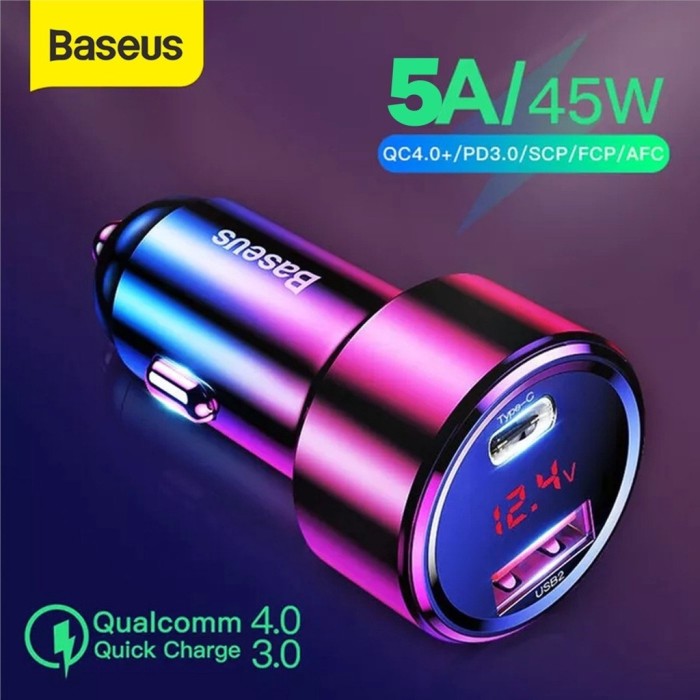 Baseus Car Charging Magic Series PPS digital display (Type-c PD+QC)45W