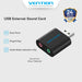 Vention Universal External S17 USB Sound Card  - VAB-S17-B
