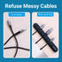 Vention Kabel Manager Organizer Cable Clips Holder For Dekstop 5 Line Ports - KBR