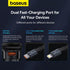 Baseus Enjoyment Pro Car Charger U+Retractable C & iP Cable 60W