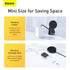 Baseus Simple Magnetic Stand Wireless Charger Black