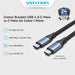 Vention Kabel Data  USB Type C to USB 4.0 Thunderbolt  Male to Male 5A 240W PD  Cotton Braided - TAV