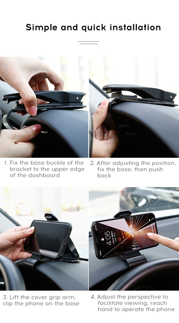 Baseus Mouth Car Mount Phone Holder - SUDZ-A