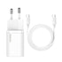 Baseus Super Si Charger 1C 25W dengan Kabel Type C to C 1M - TZCCSUP-L