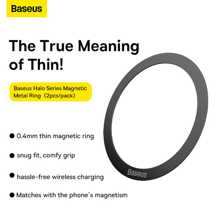 BASEUS Metal Ring Halo Series Magnetic 2pcs/pack