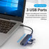 Vention HUB 5 In 1 USB Type C TO RJ45 LAN Micro USB Power Supply Fast Ethernet - TGO