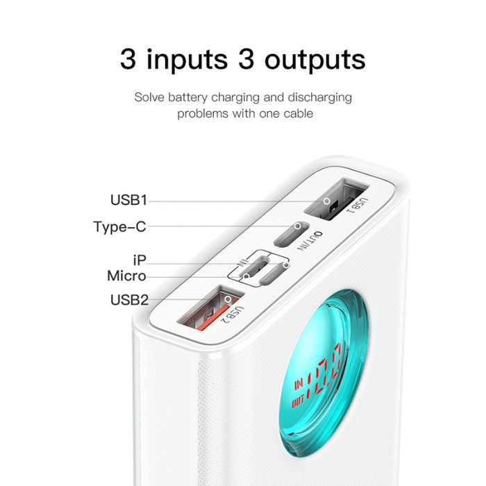 BASEUS Amblight PD3.0 Quick charge powerbank 20000mAh PPALL-L