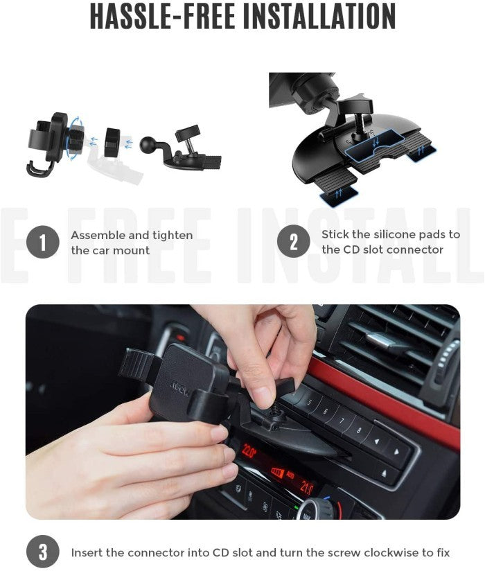 MPOW Car Holder Gravity Car Mount Auto Lock and Auto Release - MPCA136