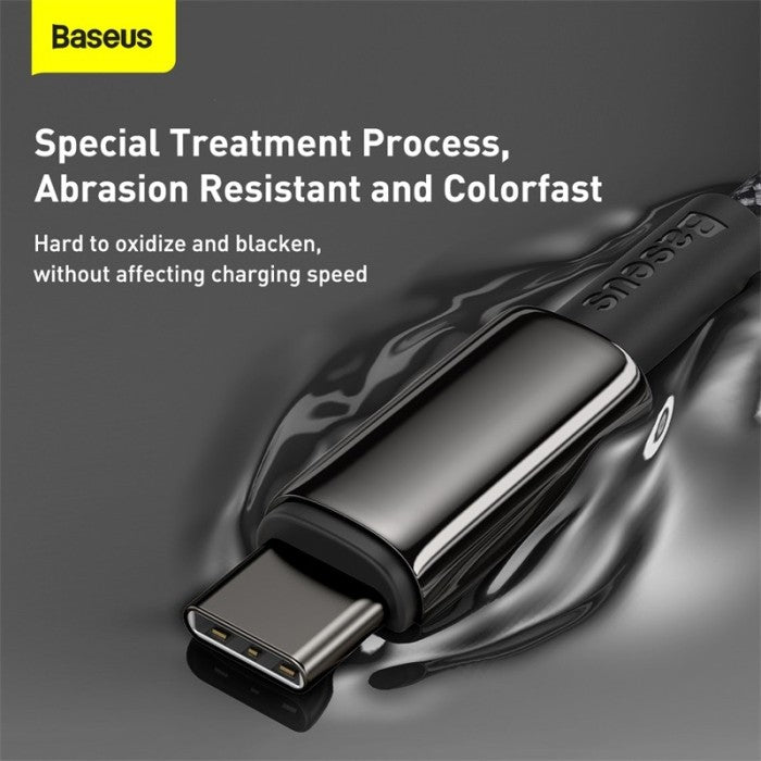 BASEUS Tungsten Gold Fast Charging Cable Type-C to Type-C 100W CATWJ-A