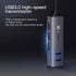 BASEUS Cube Type-C to USB3.0*3+USB2.0*2 HUB Adapter Dark gray CAHUB-D
