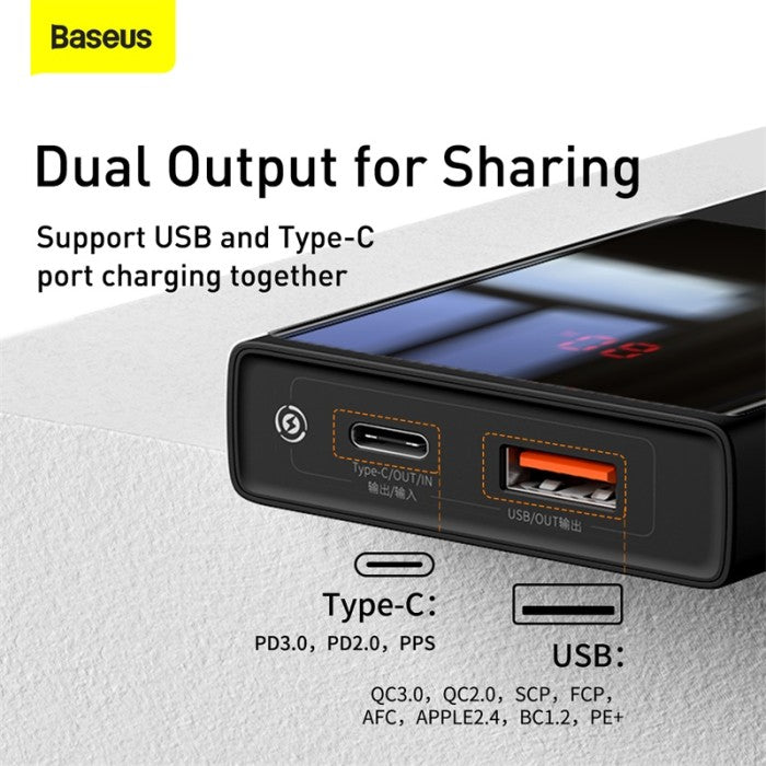 BASEUS Super Mini Digital Display Powerbank 10000mAh 22.5W - PPMN-A