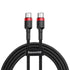 BASEUS Cafule 60W C to C flash charging data cable line 60w 1m CATKLFG