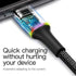 Baseus led fast Charging Halo Data Cable USB For iP 2.4A 1m