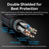 Vention Kabel Lan Cat8 SFTP Gaming Ethernet Patch Cable Cotton Braided  20M - IKO