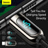 BASEUS Display Fast Charging Data Cable USB to Type-C 5A 1m - CATSK