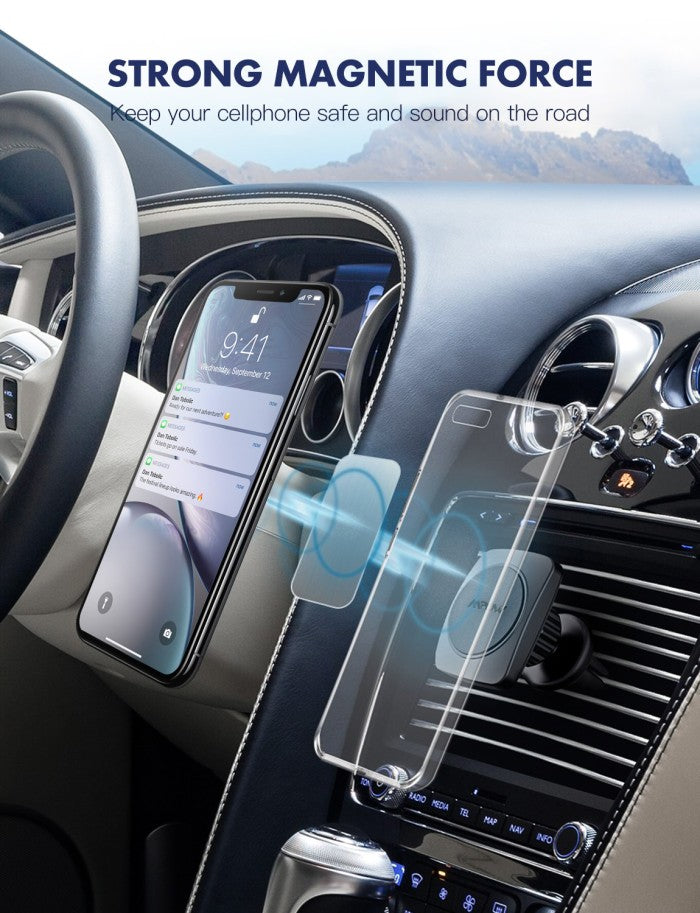 MPOW - Car Phone Holder Air Vent, Mpow Magnetic Car Phone Mount MCM