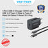 Vention Kepala Charger 20W PD EU Bundling Kabel USB Type C to C 3A 60W 1M Braided Cable - G16