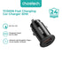 Choetech TC0006 Fast Car Charger Dual Port USB A+C 30W