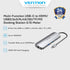 Vention Multi function Hub Adapter USB C to HDMI 8in 1 Docking Station - TOK