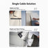 Vention Kabel Extension USB A 3.0 Male to Female With USB Type C Power Port 2A 5Gbps - CBM