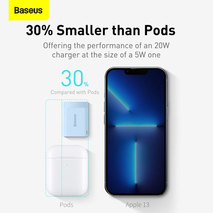 BUNDLING - Baseus (charger only) Super Si Pro Quick Charger 1C 20W CN