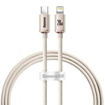 BASEUS Kabel Crystal Shine Fast Charging Data Type-C to iP 20W-CAJY001