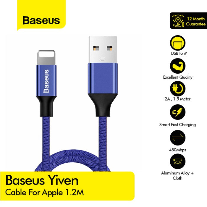 BASEUS Yiven Cable For iPhone 1.2M - CALYW