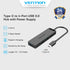 Vention Hub Type C 4 Port USB 3.0 With Power Supply - TGK