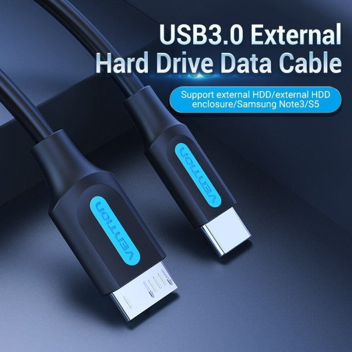 Vention Kabel Data USB Type C To Micro B High Speed - CQA