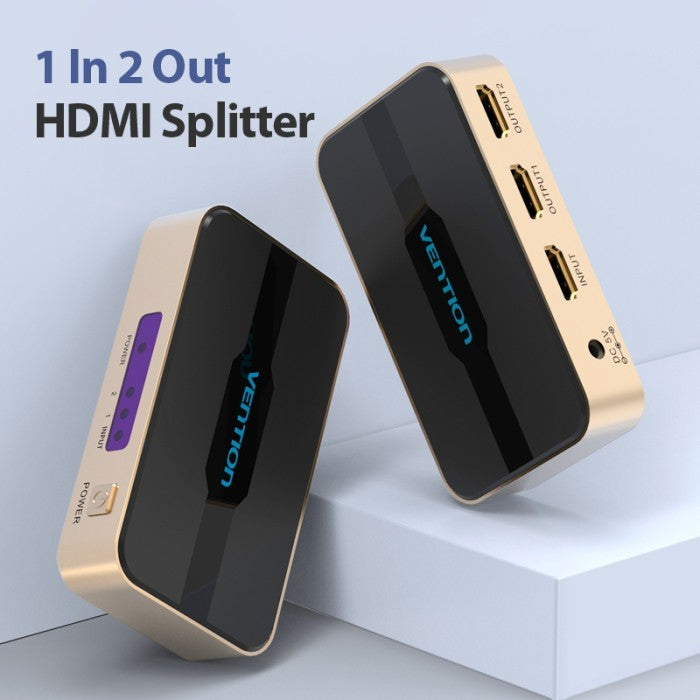 Vention HDMI Splitter (1 In 2 Out) Full HD 3D 4K - ACBG0-EU