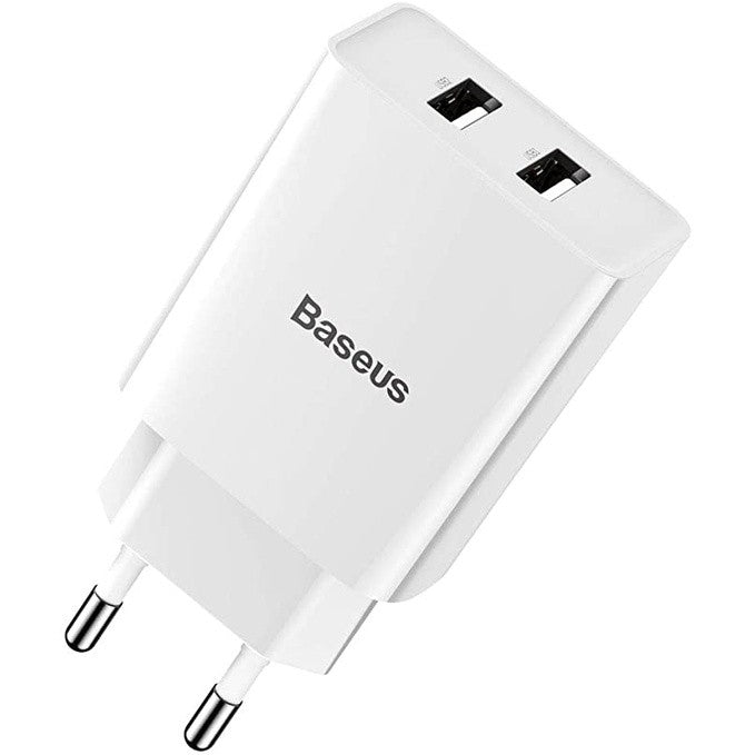 BASEUS Speed Mini Dual U Charger 10.5W (EU) CCFS-R0