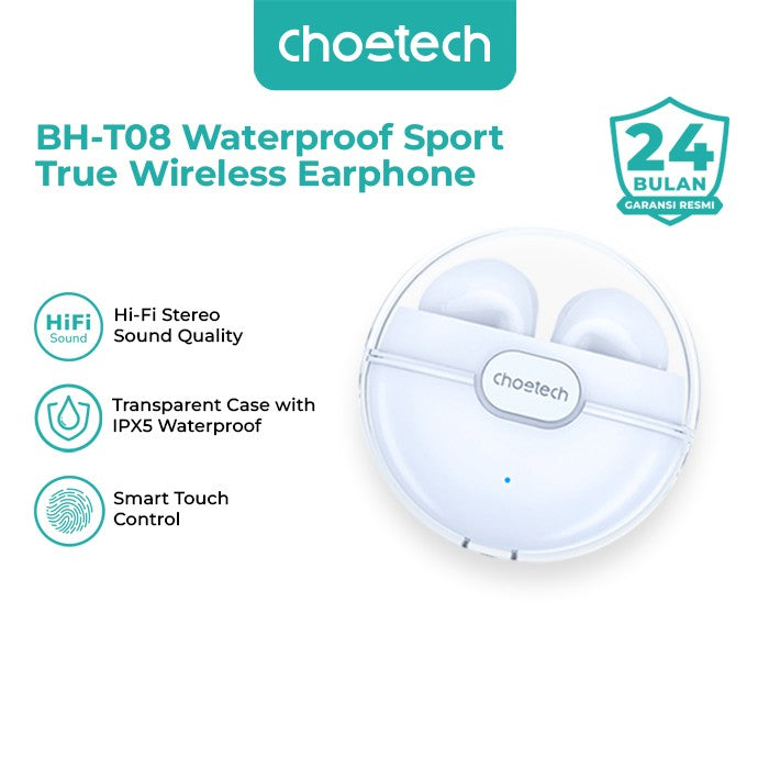 Choetech BH-T08 True Wireless Earbuds Waterproof Sport