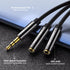 Vention Kabel AUX Audio 3.5mm to Dual 3.5mm Female Stereo Splitter Cable  ABS - BBS