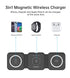 Choetech T588-F Magnetic Wireless Charger 3in1 Foldable 15W